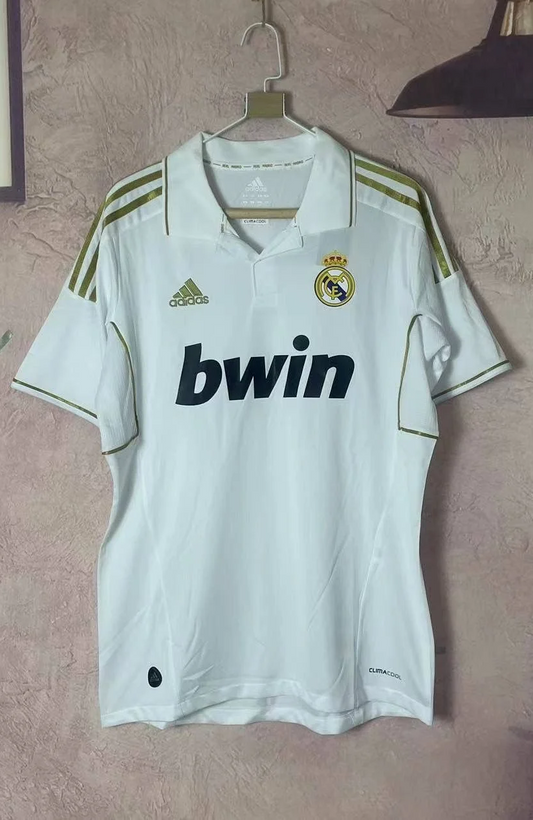 RETRO REAL MADRID HOME 2011/12 HALF SLEEVES