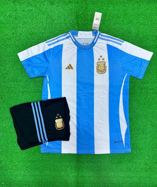 ARGENTINA HOME FULL KIT 2024/25 (JERSEY AND SHORTS)