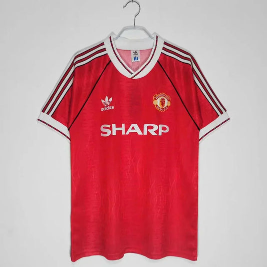 RETRO MANCHESTER UNITED HOME 1990/92 HALF SLEEVES