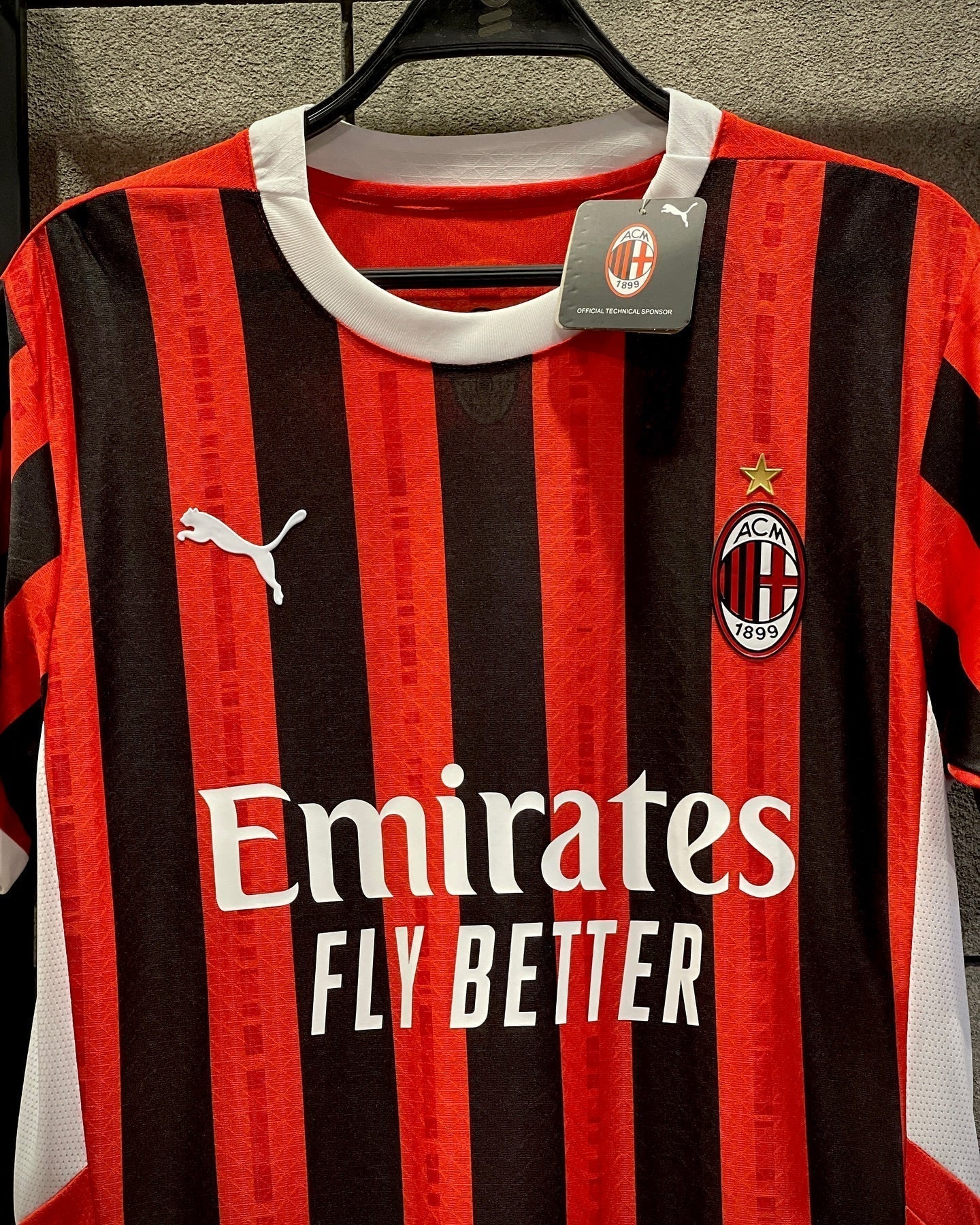 AC MILAN HOME KIT 24/25, PLAYER VERSION