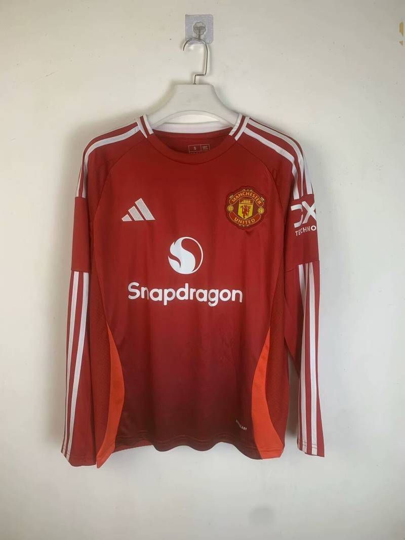 MANCHESTER UNITED HOME 24/25 FULL SLEEVES, FAN VERSION