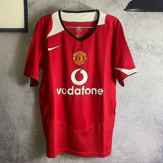 RETRO MANCHESTER UTD HOME 2002/03 HALF SLEEVES