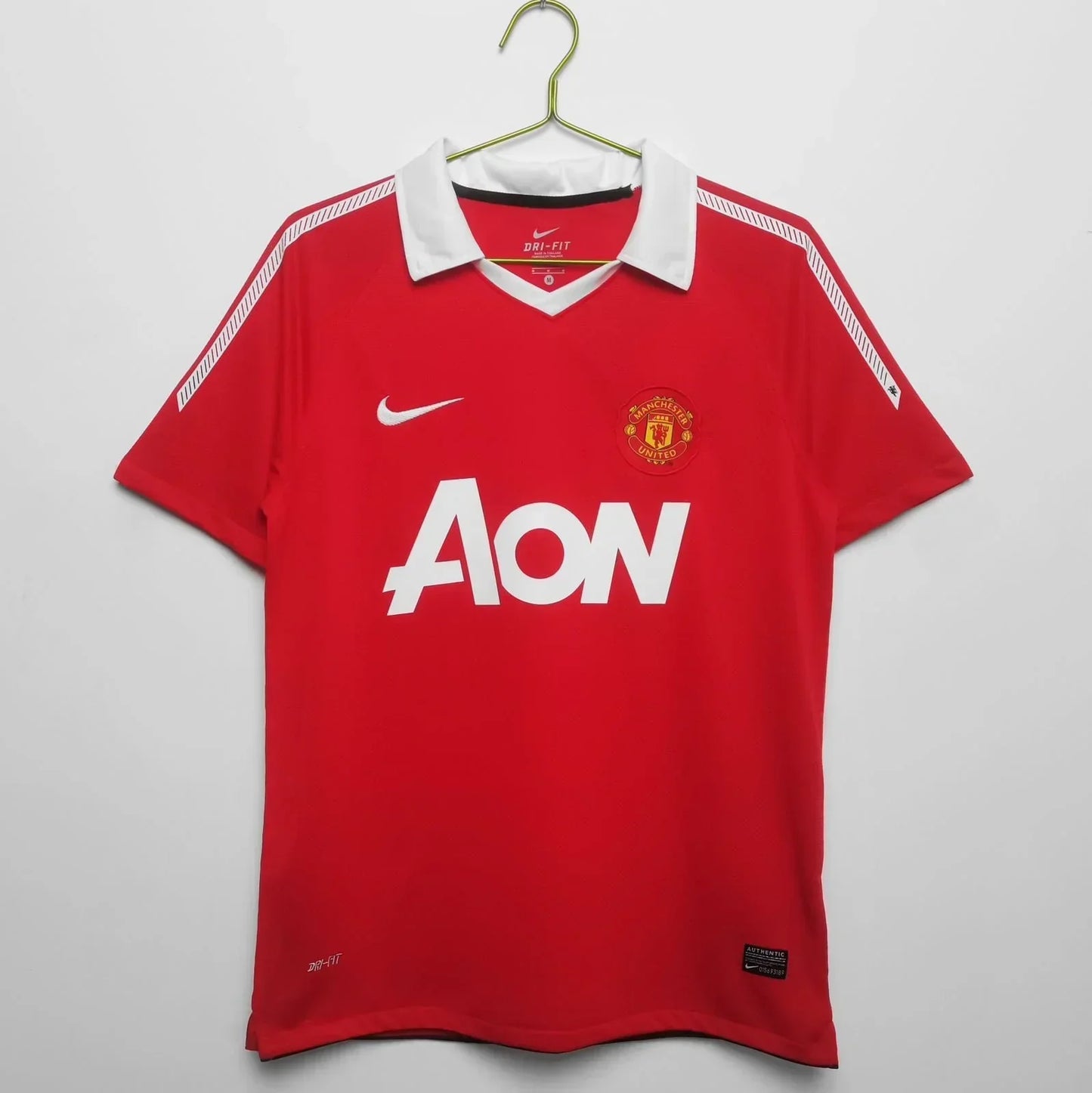 RETRO MANCHESTER UTD HOME 2010/11 HALF SLEEVES