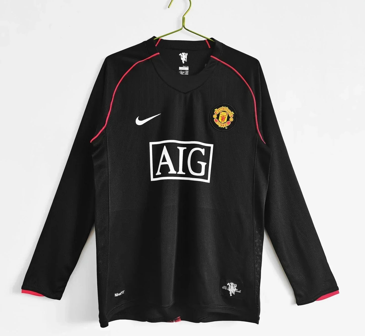 RETRO MANCHESTER UTD AWAY 2007/08 FULL SLEEVES