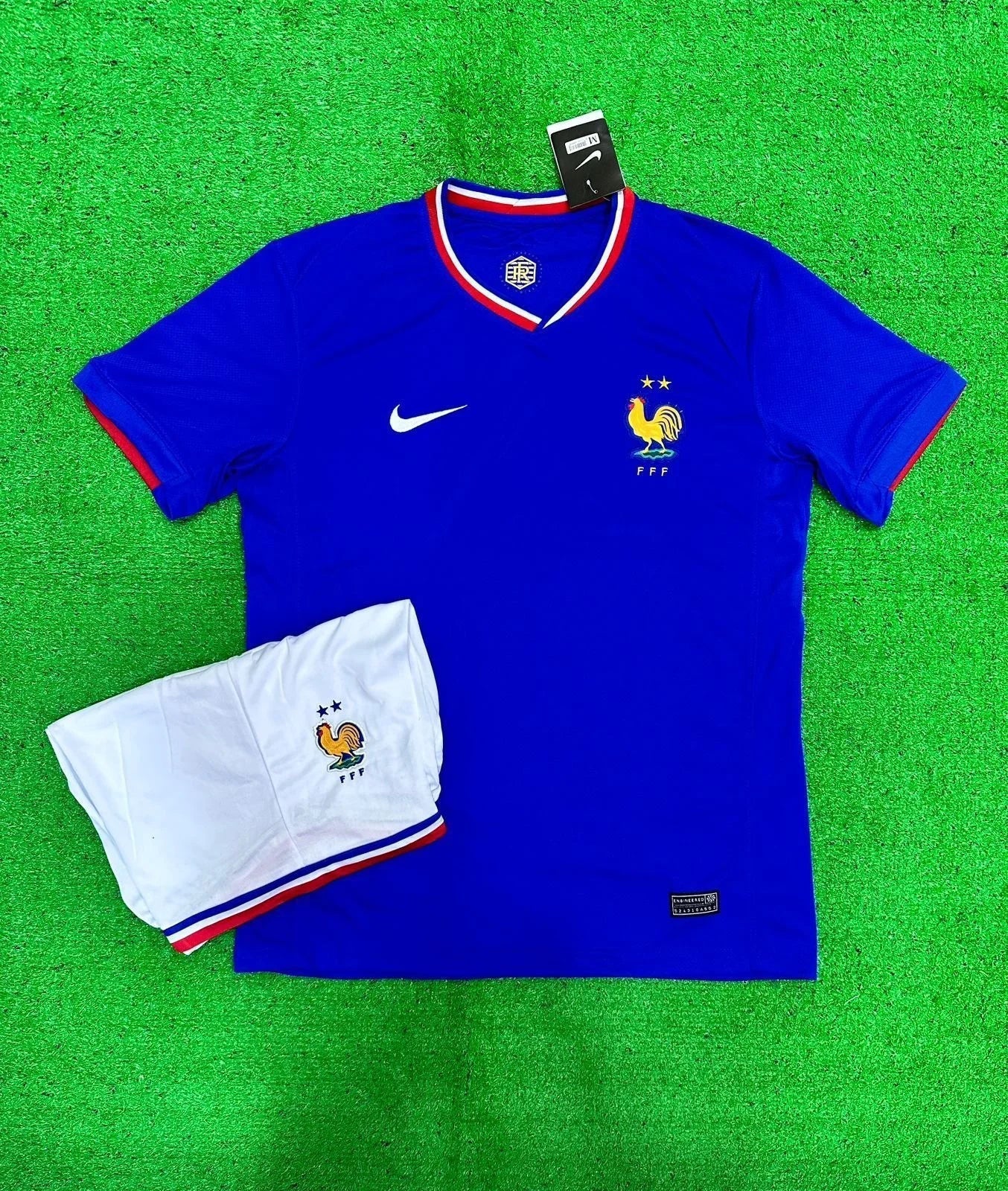 FRANCE HOME FULL KIT 2024/25 (JERSEY AND SHORTS)