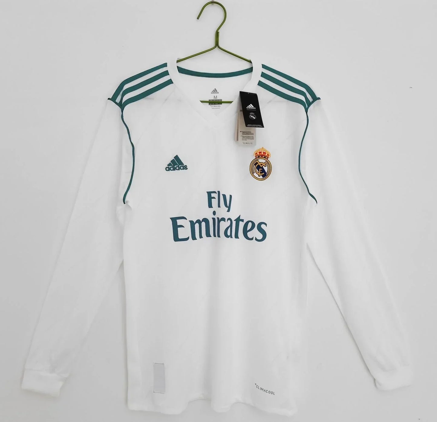 RETRO REAL MADRID HOME 2017/18 FULL SLEEVES