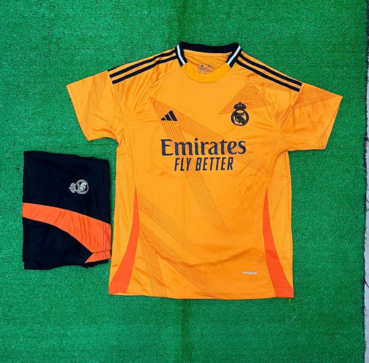 REAL MADRID AWAY FULL KIT 2024/25 (JERSEY AND SHORTS)