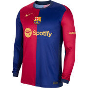 BARCELONA HOME KIT 24/25 FULL SLEEVES, FAN VERSION